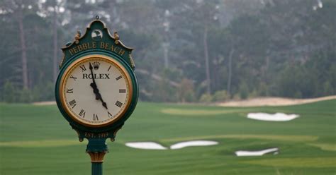 rolex clock golf course|why do golf courses use Rolex clocks.